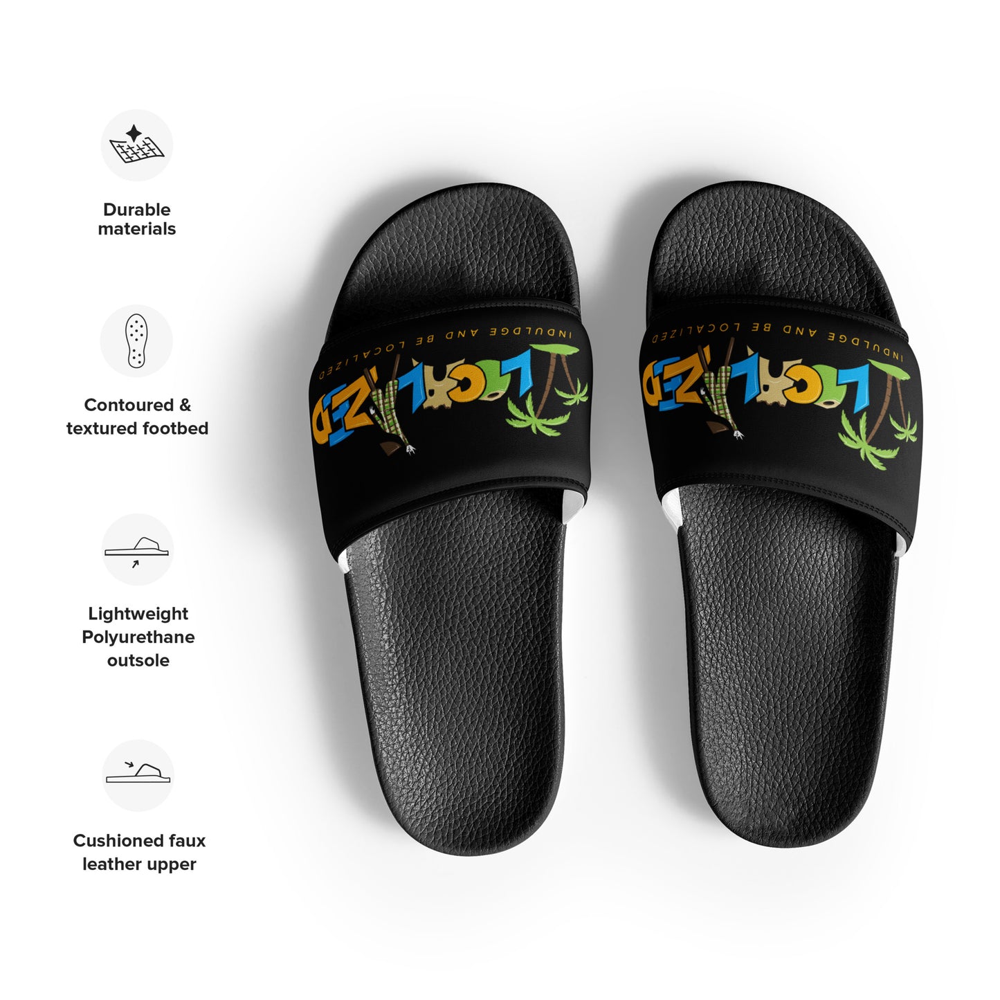 Black V.Localized (Regular) Men’s slides