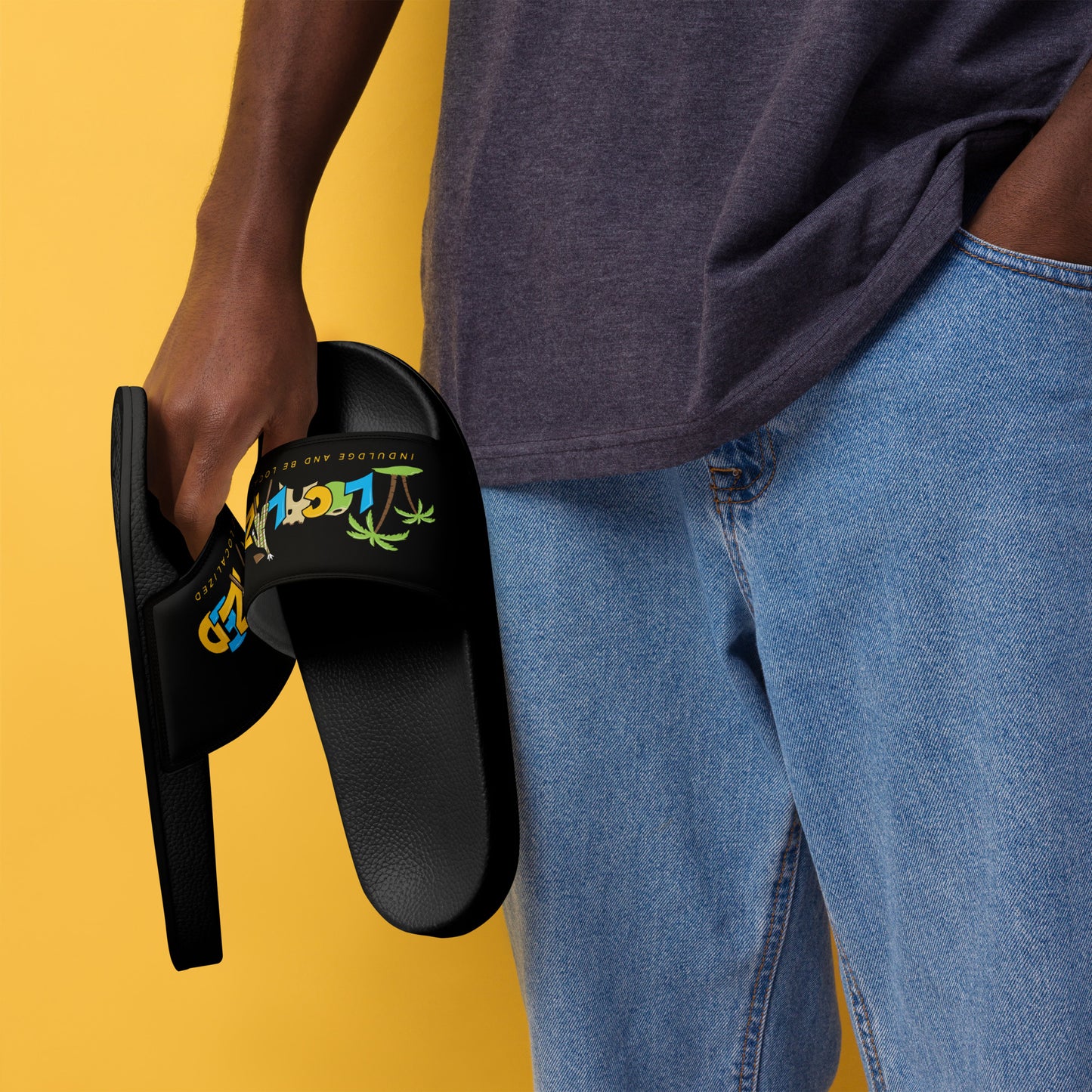 Black V.Localized (Regular) Men’s slides