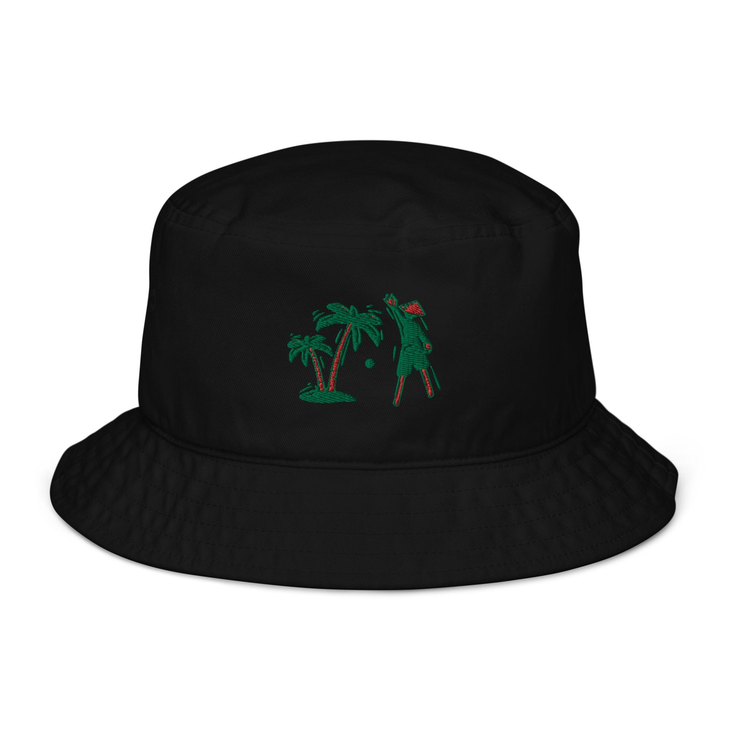 Green/Red VI Organic bucket hat