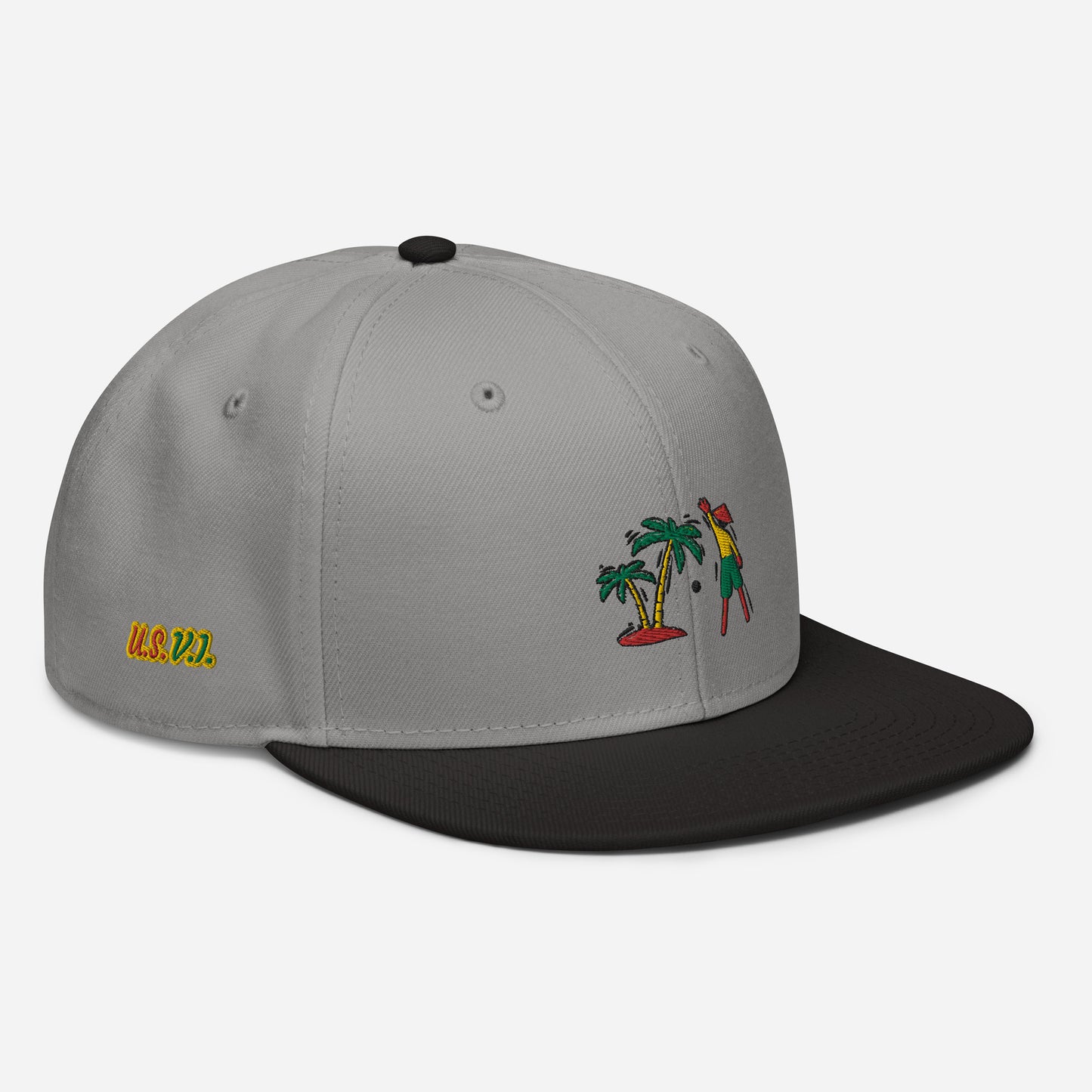 Ice/Gold/Green V.Localized Snapback Hat