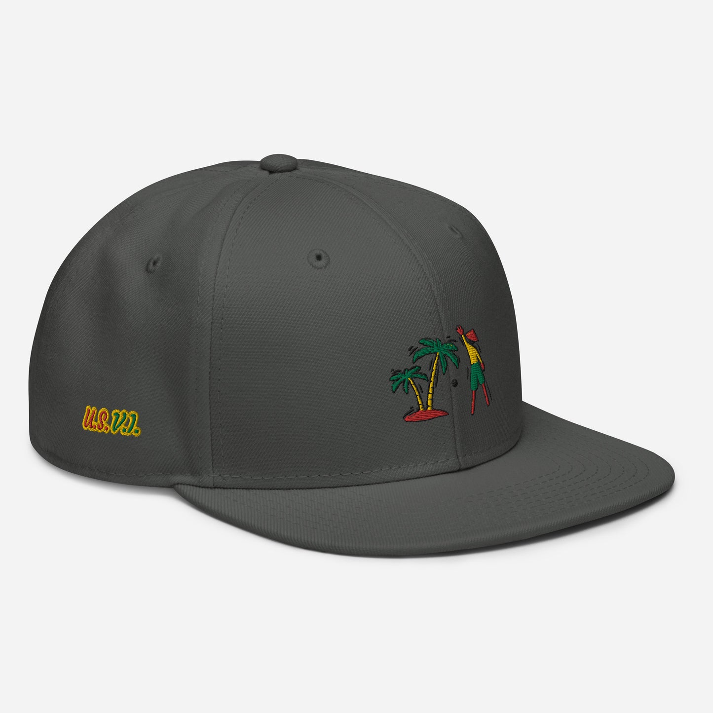 Ice/Gold/Green V.Localized Snapback Hat