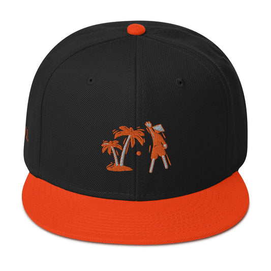 Orange/Gray/Black VI Snapback Hat