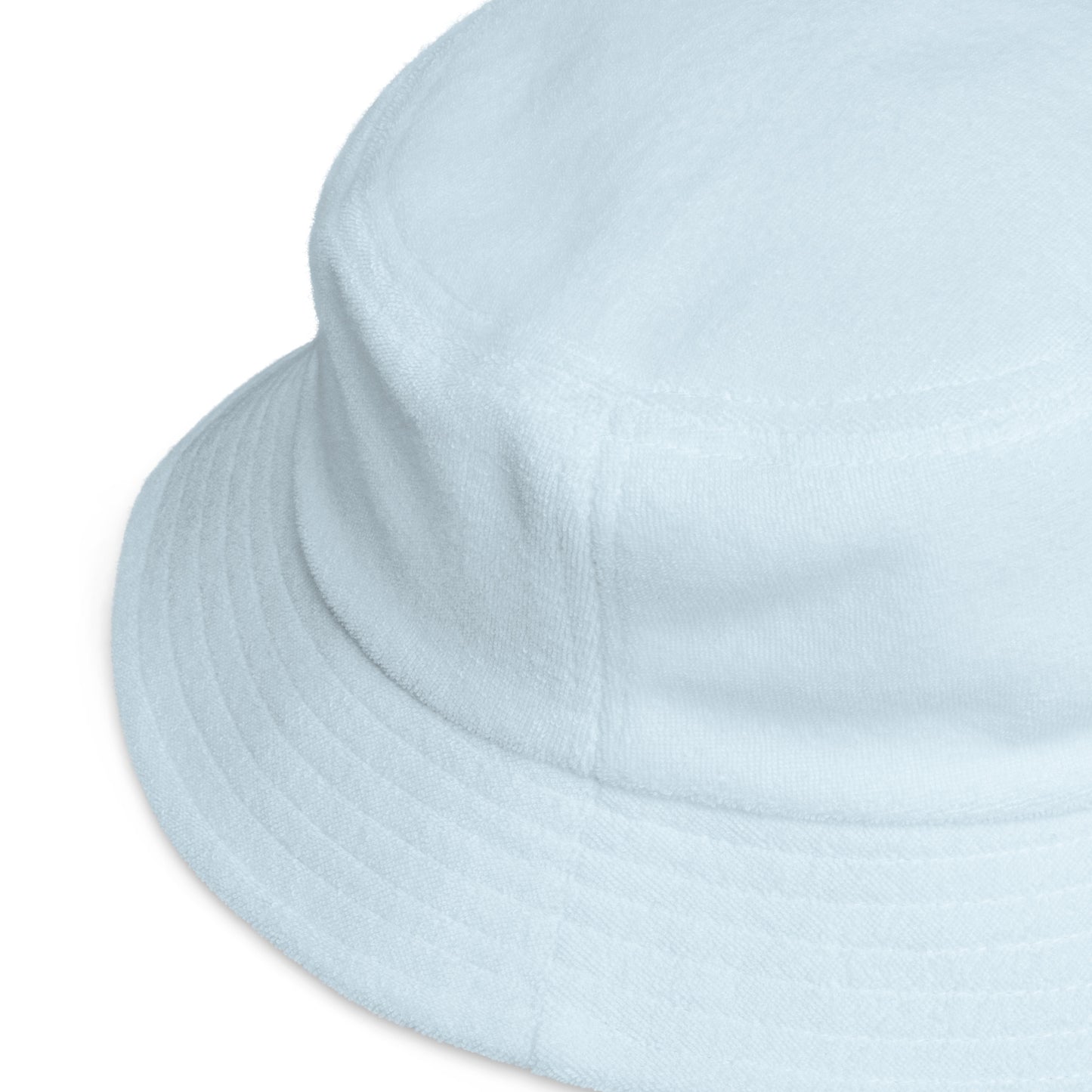 Pink VI terry cloth bucket hat