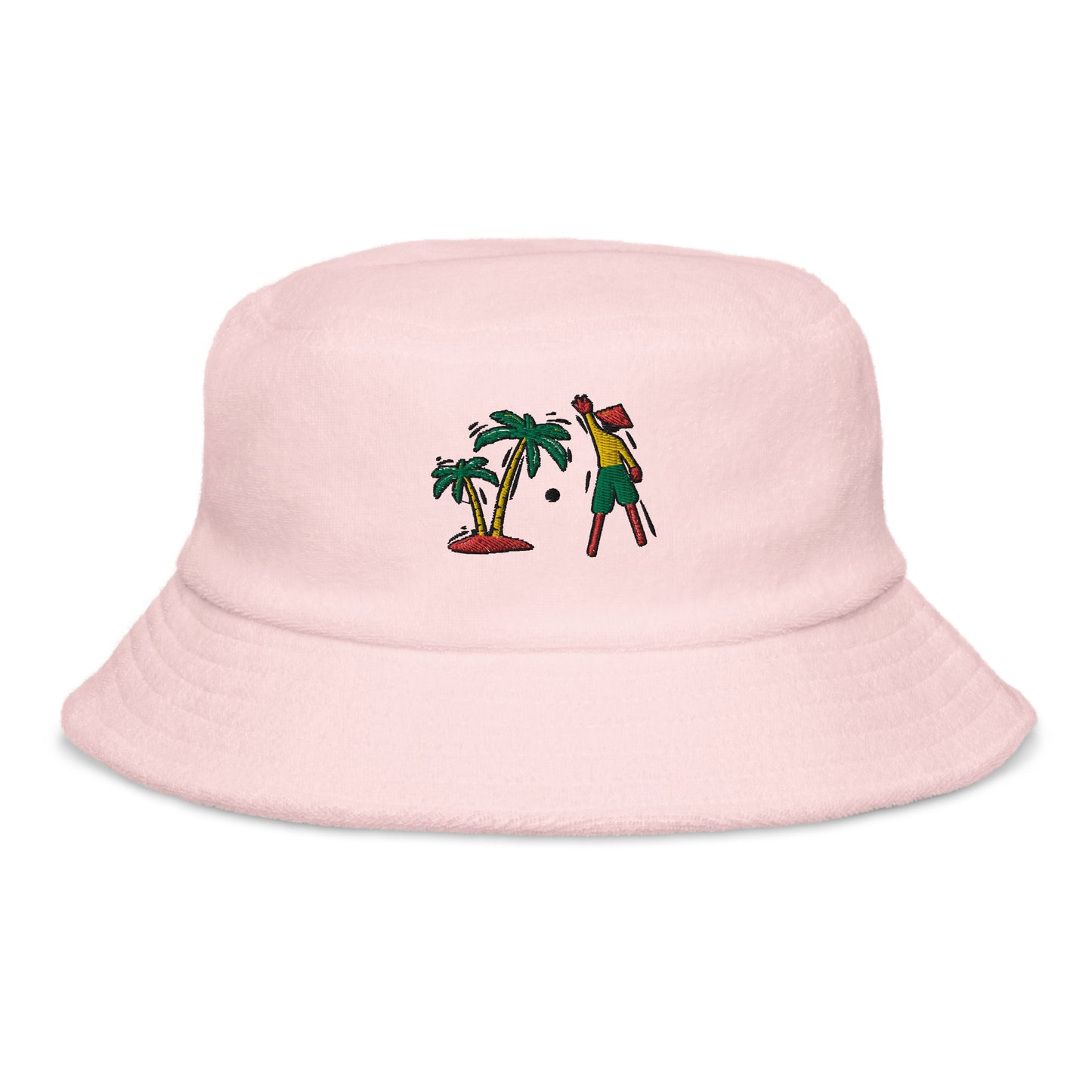 VI (Ice/Gold/Green)  terry cloth bucket hat